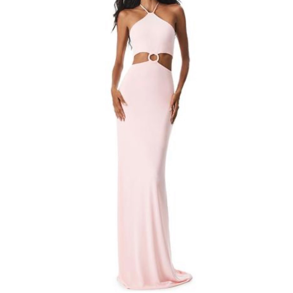 Alice and Olivia
Marguerite Cutout Halter Maxi Dress